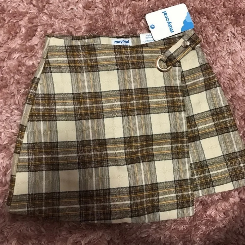 Mayoral skirt & polo ralph turtleneck longsleeve blouse. Please read
